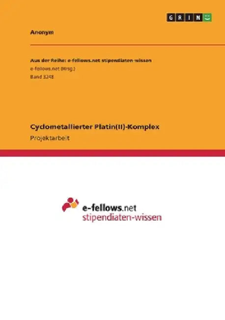 Cyclometallierter Platin(II)-Komplex by Anonym