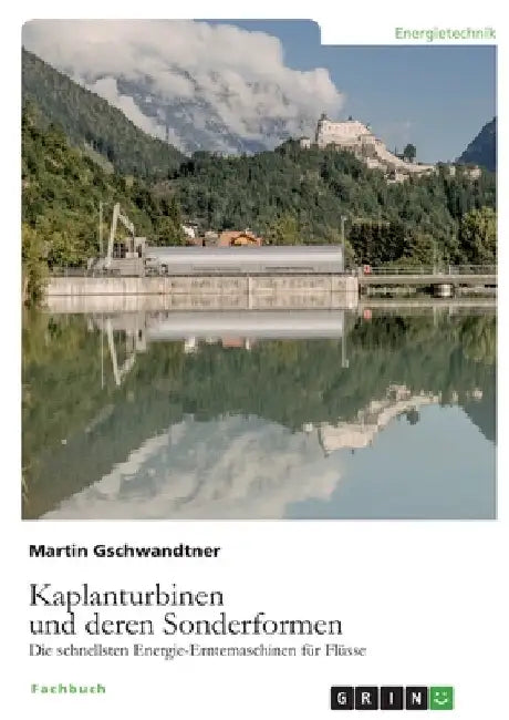 Kaplanturbinen und deren Sonderformen: Die schnellsten Energie-Erntemaschinen für Flüsse by Gschwandtner, Martin