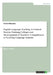 English Language Teaching in General Teacher Training Colleges and Development of Teachers' Competences in Teaching Language Systems by Clovis Mbeudeu