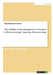 The Liability of the Management Consultant in Restructuring. Corporate Restructuring by Felix-Sebastian Ament