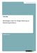 Bindungen und die Eingewöhnung in Kindertagesstätten by We, Alina