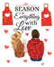Season Everything With Love: Our Family Recipes Keepsake Organizer - Recipe Journal Hardcover - Handwritten Recipe Book by Kate Spice