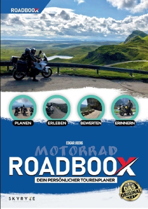 ROADBOOX Motorrad 2-Wochenplaner: Planen-Erleben-Bewerten-Erinnern by Edgar Joerg