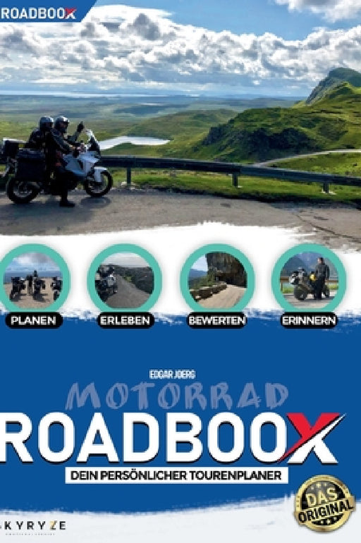 ROADBOOX Motorrad 2-Wochenplaner: Planen-Erleben-Bewerten-Erinnern by Edgar Joerg