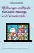 66 Übungen und Spiele für Online-Meetings und Fernunterricht: für mehr Effektivität und soziale Interaktion by Karin Leonhardt
