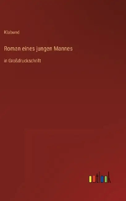 Roman eines jungen Mannes: in Großdruckschrift by Klabund