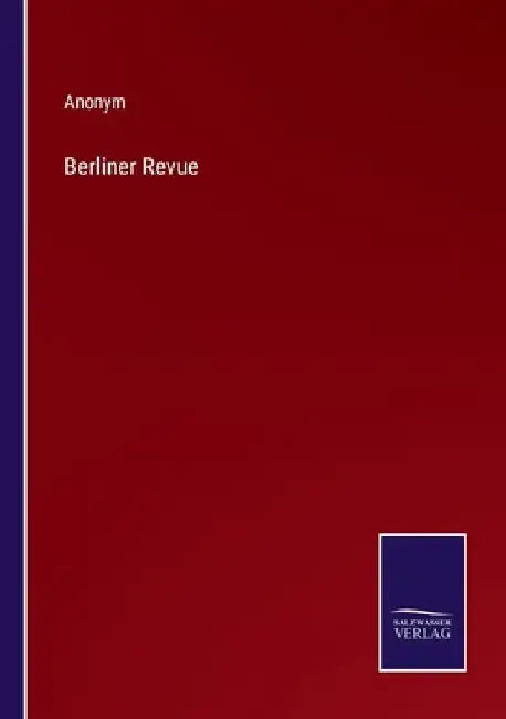 Berliner Revue by Anonym