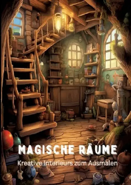 Magische Räume: Kreative Interieurs zum Ausmalen by Diana Kluge