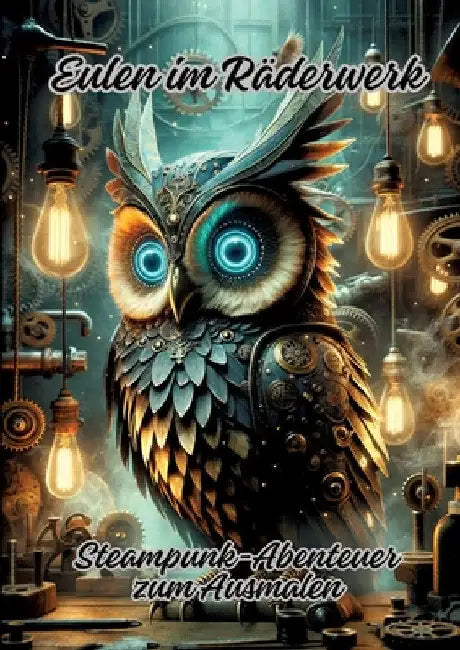 Eulen im Räderwerk: Steampunk-Abenteuer zum Ausmalen by Diana Kluge