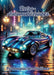 Retro-Automobilzauber: Farbenspiel der Oldtimer by Diana Kluge