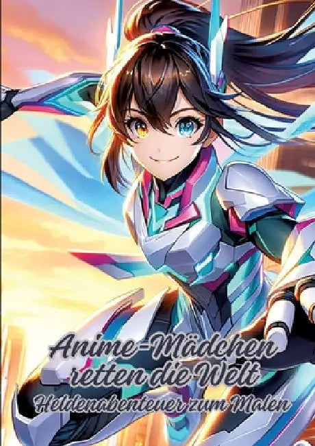 Anime-Mädchen retten die Welt: Heldenabenteuer zum Malen by Diana Kluge