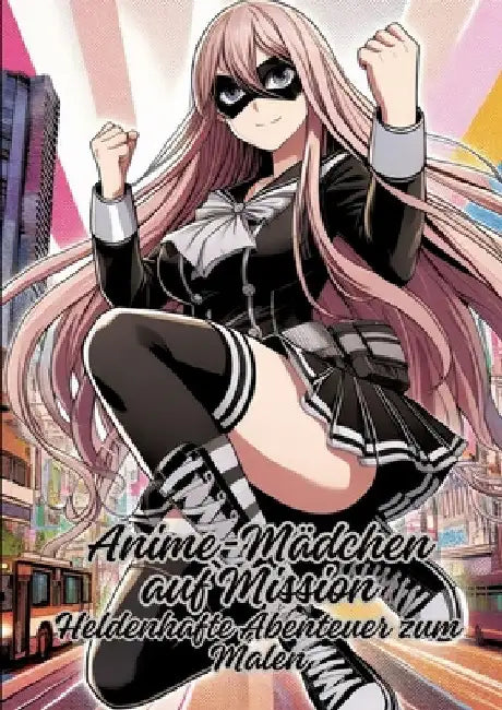 Anime-Mädchen auf Mission: Heldenhafte Abenteuer zum Malen by Diana Kluge