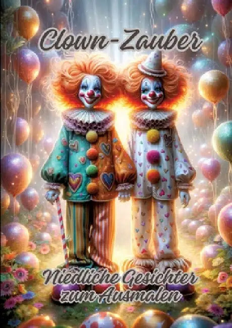 Clown-Zauber: Niedliche Gesichter zum Ausmalen by Diana Kluge