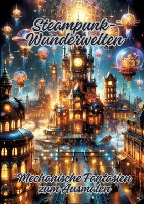 Steampunk-Wunderwelten: Mechanische Fantasien zum Ausmalen by Diana Kluge