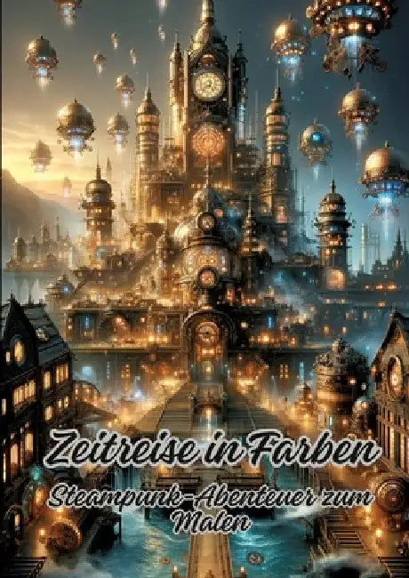 Zeitreise in Farben: Steampunk-Abenteuer zum Malen by Diana Kluge