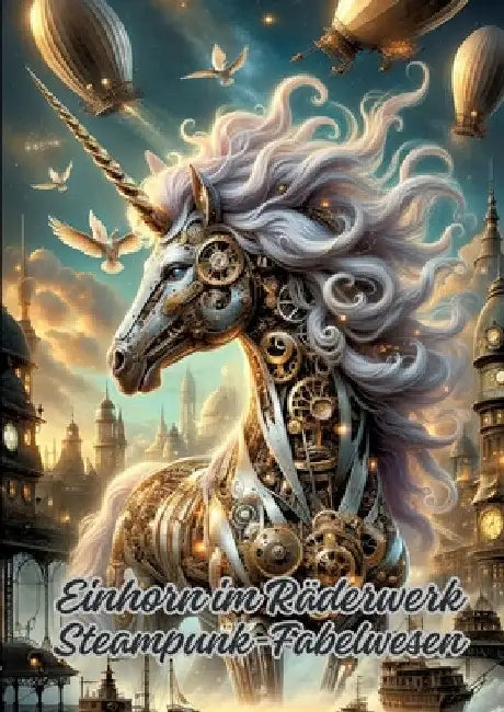 Einhorn im Räderwerk: Steampunk-Fabelwesen by Diana Kluge