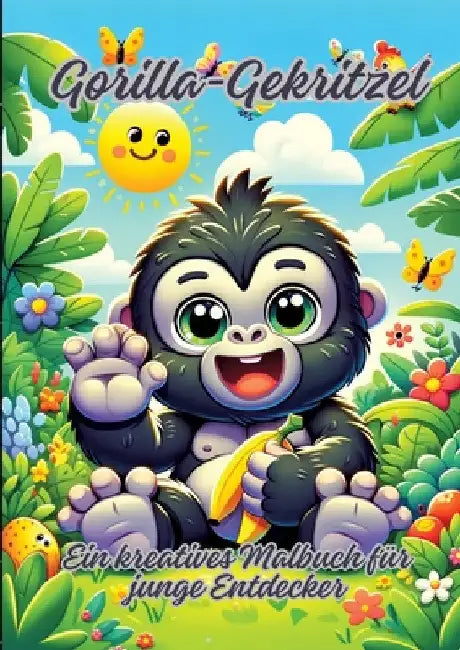 Gorilla-Gekritzel: Ein kreatives Malbuch für junge Entdecker by Ela Artjoy
