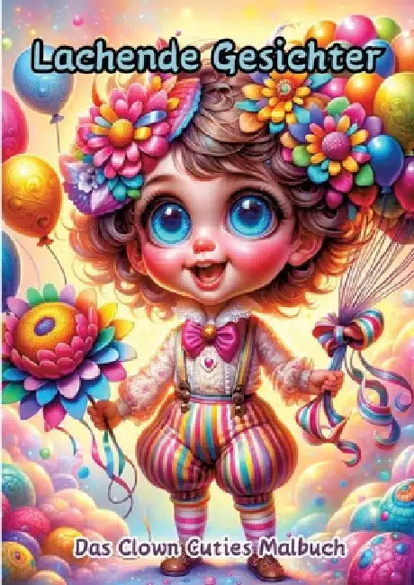 Lachende Gesichter: Das Clown Cuties Malbuch by Maxi Pinselzauber