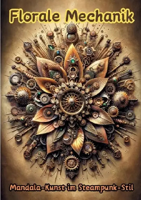 Florale Mechanik: Mandala-Kunst im Steampunk-Stil by Maxi Pinselzauber