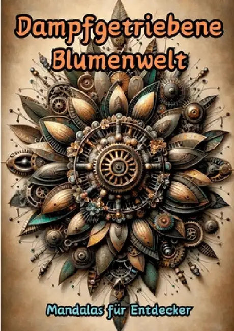 Dampfgetriebene Blumenwelt: Mandalas für Entdecker by Maxi Pinselzauber
