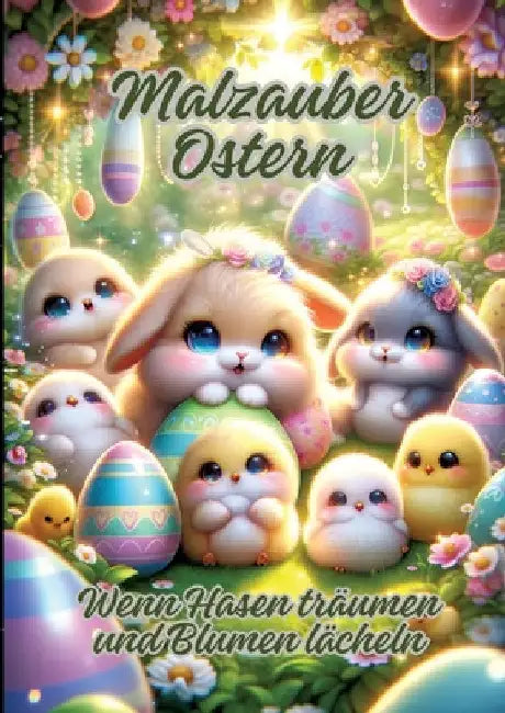 Malzauber Ostern: Wenn Hasen träumen und Blumen lächeln by Ela Artjoy
