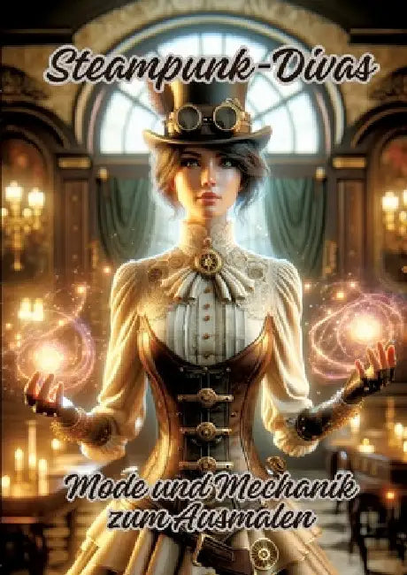 Steampunk-Divas: Mode und Mechanik zum Ausmalen by Ela Artjoy