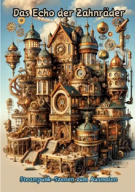 Das Echo der Zahnräder: Steampunk-Szenen zum Ausmalen by Maxi Pinselzauber