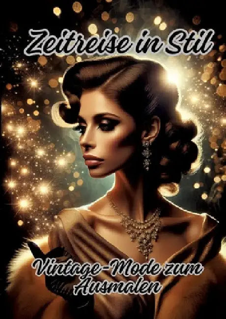 Zeitreise in Stil: Vintage-Mode zum Ausmalen by Ela Artjoy
