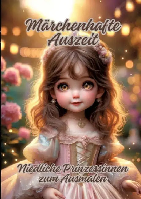 Märchenhafte Auszeit: Niedliche Prinzessinnen zum Ausmalen by Ela Artjoy