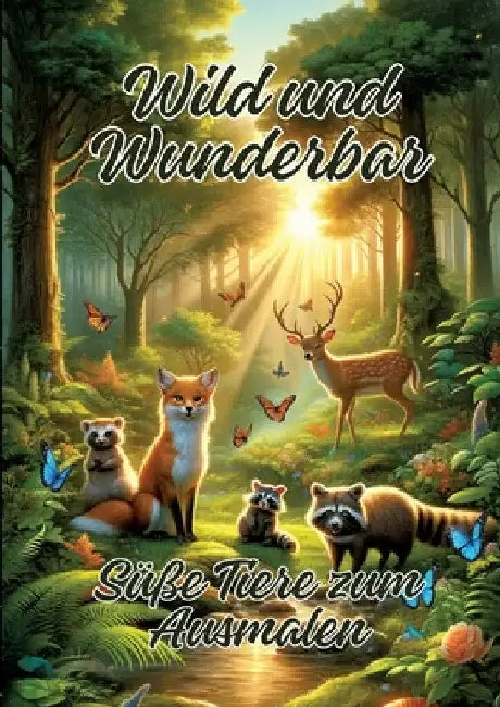 Wild und Wunderbar: Süße Tiere zum Ausmalen by Ela Artjoy