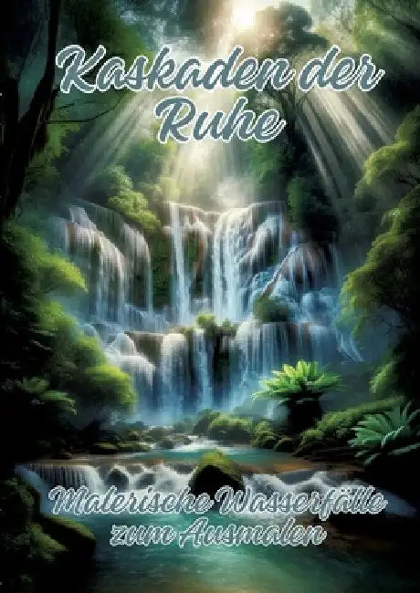 Kaskaden der Ruhe: Malerische Wasserfälle zum Ausmalen by Ela Artjoy