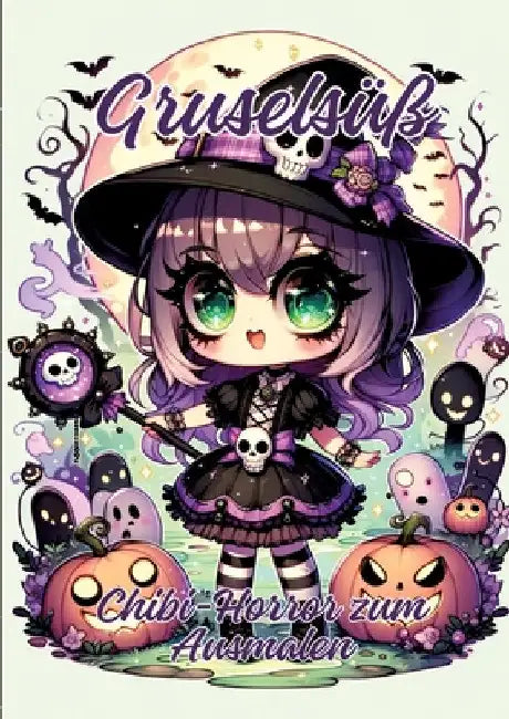 Gruselsüß: Chibi-Horror zum Ausmalen by Ela Artjoy