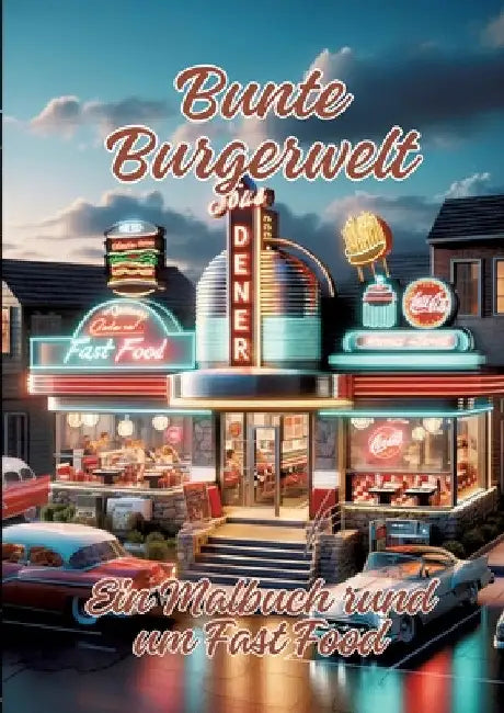Bunte Burgerwelt: Ein Malbuch rund um Fast Food by Ela Artjoy