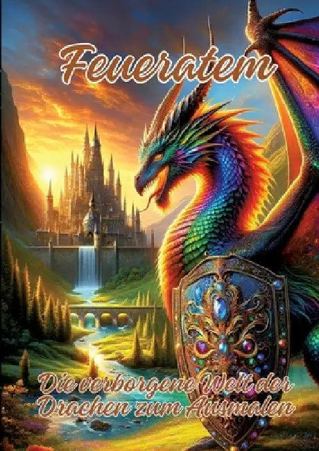 Feueratem: Die verborgene Welt der Drachen zum Ausmalen by Ela Artjoy