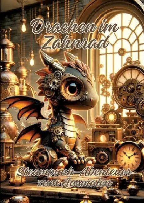 Drachen im Zahnrad: Steampunk-Abenteuer zum Ausmalen by Ela Artjoy