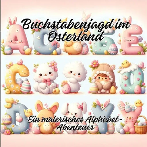 Buchstabenjagd im Osterland: Ein malerisches Alphabet-Abenteuer by Ela Artjoy