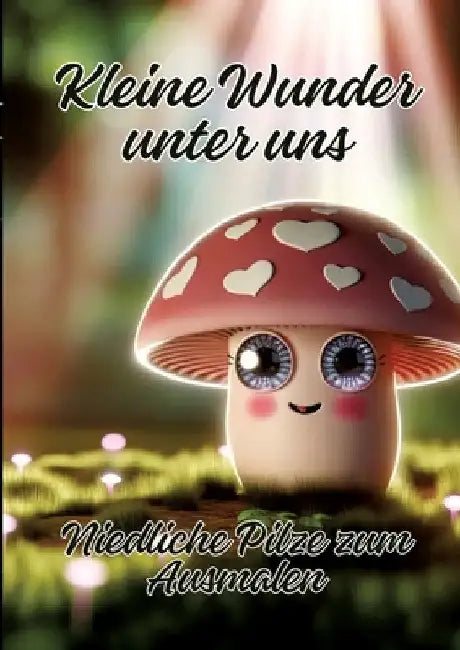 Kleine Wunder unter uns: Niedliche Pilze zum Ausmalen by Ela Artjoy