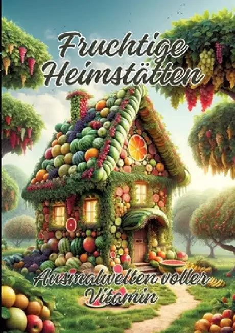 Fruchtige Heimstätten: Ausmalwelten voller Vitamin by Ela Artjoy