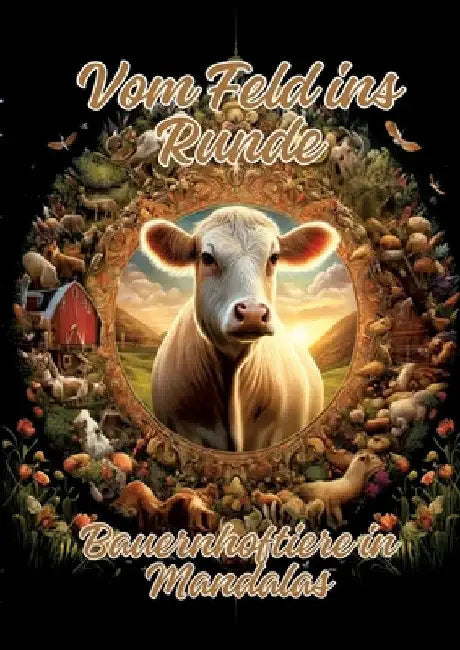 Vom Feld ins Runde: Bauernhoftiere in Mandalas by Ela Artjoy