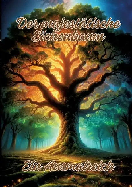 Der majestätische Eichenbaum: Ein Ausmalreich by Ela Artjoy
