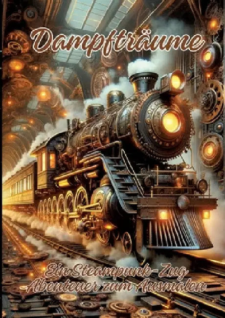 Dampfträume: Ein Steampunk-Zug Abenteuer zum Ausmalen by Ela Artjoy