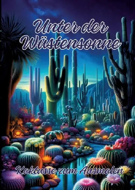 Unter der Wüstensonne: Kaktusse zum Ausmalen by Ela Artjoy