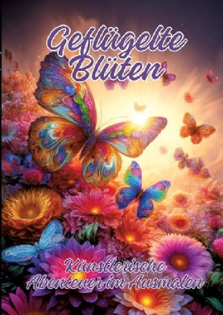 Geflügelte Blüten: Künstlerische Abenteuer im Ausmalen by Ela Artjoy