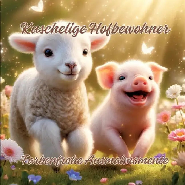 Kuschelige Hofbewohner: Farbenfrohe Ausmalmomente by Ela Artjoy