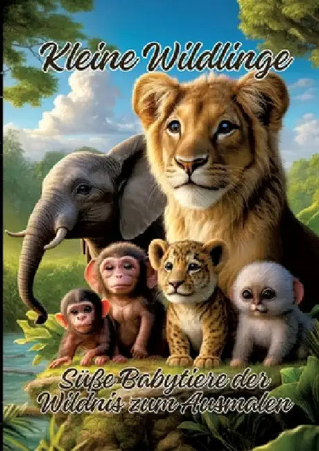 Kleine Wildlinge: Süße Babytiere der Wildnis zum Ausmalen by Ela Artjoy