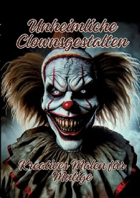 Unheimliche Clownsgestalten: Kreatives Malen für Mutige by Ela Artjoy