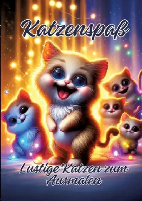 Katzenspaß: Lustige Katzen zum Ausmalen by Ela Artjoy