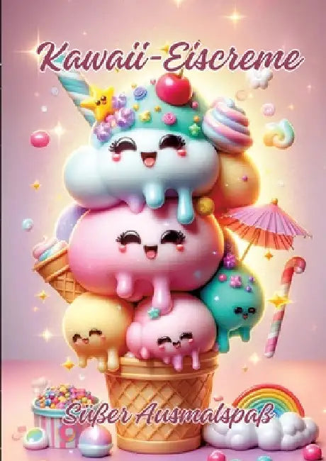 Kawaii-Eiscreme: Süßer Ausmalspaß by Ela Artjoy