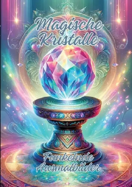 Magische Kristalle: Funkelnde Ausmalbilder by Ela Artjoy