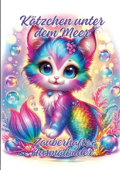 Kätzchen unter dem Meer: Zauberhafte Ausmalbilder by Ela Artjoy